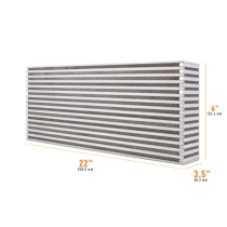 Universal Luft-Till-Luft Race-Intercooler Cellpaket 22.00'' x 6.00'' x 3.50'' Mishimoto